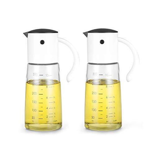 2 Packs Of Olive Oil Dispenser Bottle For Kitchen Cooking Auto Flip Condiment Co