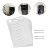 HOMSFOU 1 Set 8-Layer Acrylic 3.5 Inch Hard Drive Rack & Mounting Bracket