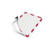Durable Durafram Security Magnetic Frame | A4 Format In Red/White | Pack of 5 Frames | Document Frame for Internal Safety Signage