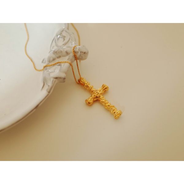 Silver necklace cross silver 925 women&#39;s luxury gift recommendation silver necklace