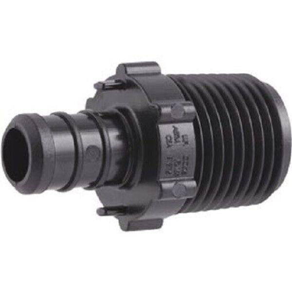 (6)- SharkBite 1/2 In. Barb x 1/2 In. MPT Poly-Alloy PEX Adapter (5-Pack)