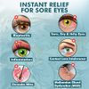 Eyelid and Lash Cleanser - Fast Acting Soothing Formula, Effective Relief from Irritation, Dry Eyes, Styes and Blepharitis, 0.02% Pure and Gentle Hypochlorous Acid Spray, 120mL (4 oz)