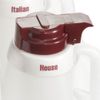 Tablecraft CM8 Dispenser ID Collar "1000 Island" maroon print