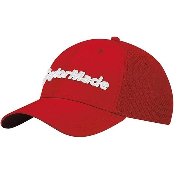 TaylorMade Golf 2017 Tour Performance Cage Hat - Red - S/M (New)