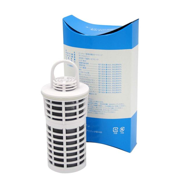 Replacement Cartridge for Sports Performance Water Re.Cera (Licera) [Small Molecule Cluster Penetrating Water] [Made in Japan/Pot Type Water Purifier]