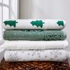 SKL Home Fall/Winter Holiday Trees Bath Towel, Green/White