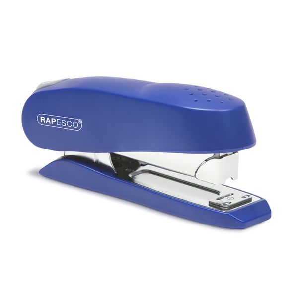 Rapesco 0237 Luna Front Loading Stapler, 50 Sheet Capacity, Blue