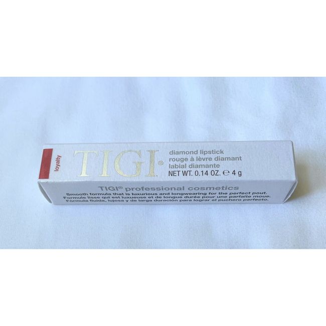 New TIGI Cosmetics Diamond Lipstick Loyalty Smooth Luxurious Longwearing .014oz