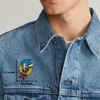 Leaping Sonic - Classic Sonic The Hedgehog Iron On Patch