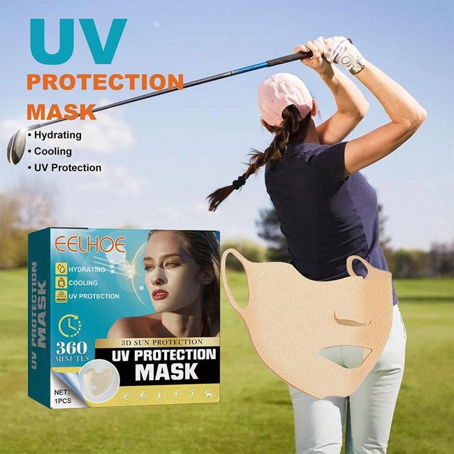 Sunscreen Patch Outdoor Universal UV Protection Moisturizing Facial Mask Patch G7W4