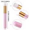 Molain Lash Shampoo Brushes,2 Pieces Nose Pore Deep Cleansing Facial Brush, Eyelash Extensions Brush Washing Brush Lash Cleanser 2 Colors Pink and White