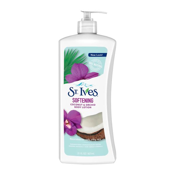 St. Ives Naturally Indugent Body Lotion, Coconut Milk and Orchid Extract, 21 Oz by St. Ives