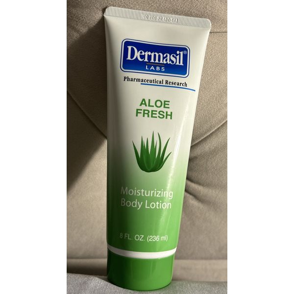 Dermasil Aloe Fresh Moisturizing Body Lotion Fast Absorbing Formula 8oz 2 Pack
