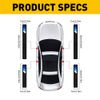 For Toyota Car Accessories Door Sill Protector Scuff Plate Panel Step Covers B+W