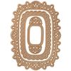 Spellbinders D-Lites Fleur De Lis DECO Die, Brown