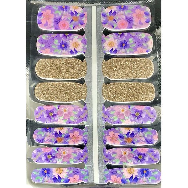 Color Nail Polish Strips 14ct. NL309 READ DESCRIPTION BELOW