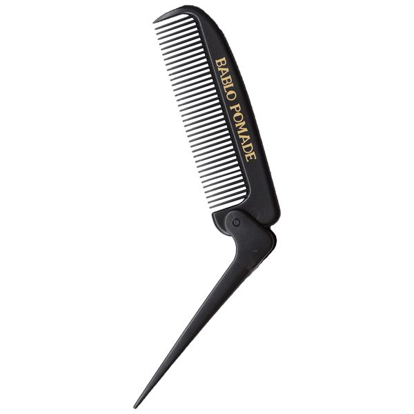 Babro Pomade Folding Comb Comb for Men, Portable, Hair, Beard, Barber, Comb, Hair Comb, Made in Japan