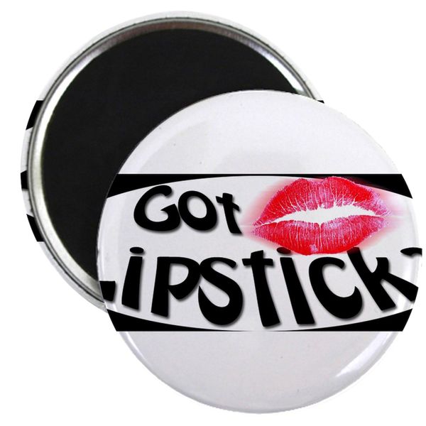 CafePress Got Lipstick? 2.25 Magnet (10 Pack) 2.25" Round Button Magnet (10 Pack)