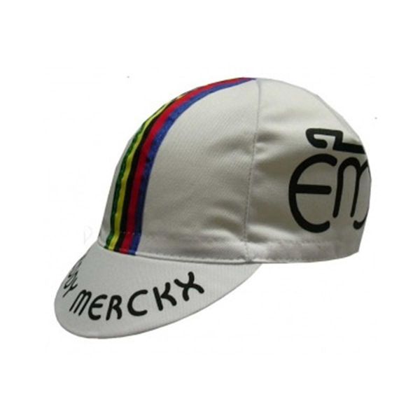 Outdoor Vintage - Anti Sweat Cotton Cycling Cap | L’Eroica, Tour de France, Giro D’Italia Style Bicycle Cap,Team Jersey Caps (Eddy Merckx)