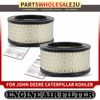 2x Front Engine Air Filter for John Deere Caterpillar Kohler AM30800  6484815