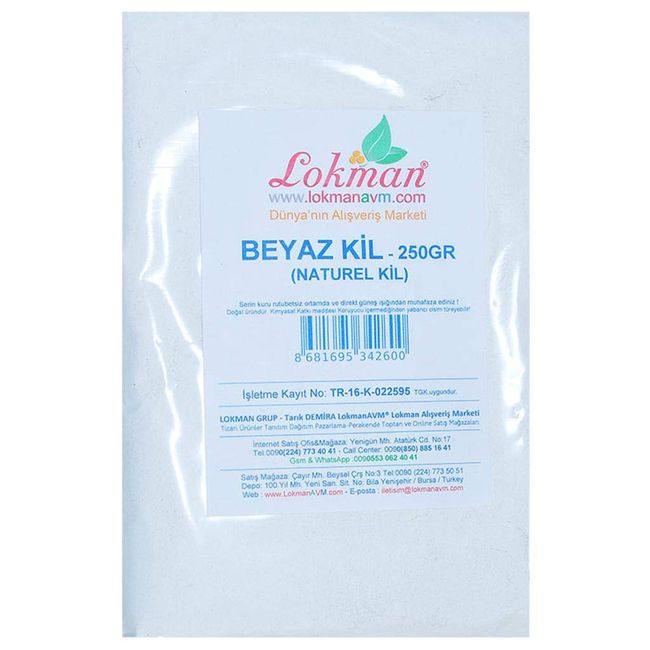 Beyaz Kil 250 Gr Pkt