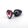 SM VIP Black Heart Plug Pink M (081M)
