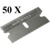 50 pc Razor Blades Single Edge Extra Sharp Super Strong. Made in USA!!