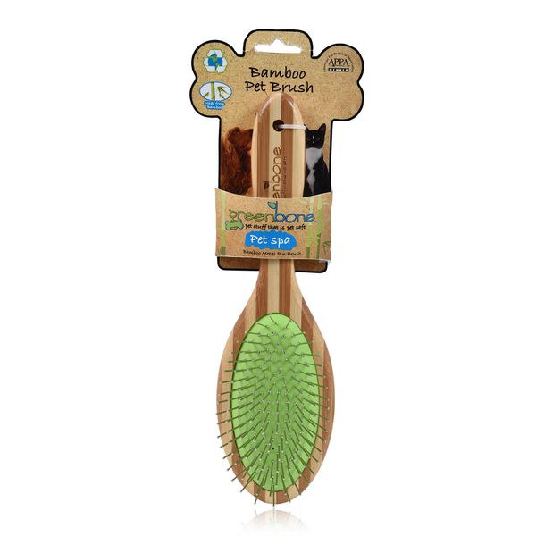 Greenbone Bamboo Pinball Pet Brush