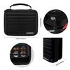 Mission Abs 4 Metallic Dart Case - Extra Large Box for 4 Sets - Fully Assembled, black, Modern