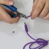 4”Micro Wire Cutter, Precision Flush Cutter,Professional Cable Soft Cutters,Strong and Sharp Side Cutting Pliers with Triangular Reset Spring, Ideal for Cuts Electrical Jewelry Processing ect(Blue)
