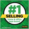 Scotch Magic Tape, Invisible, Home Office Supplies and Back to School Supplies for College and Classrooms, 6 Rolls