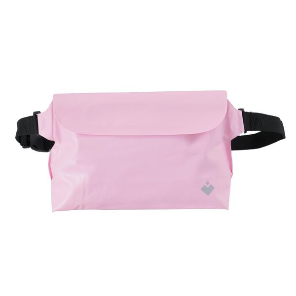 MAISONDEUNMAILLOT Waterproof Bag, Waterproof Pouch, For the Sea, Pool, Fully Waterproof, Fanny Pack, Case, Skiing, Sauna, Baby Pink Medium