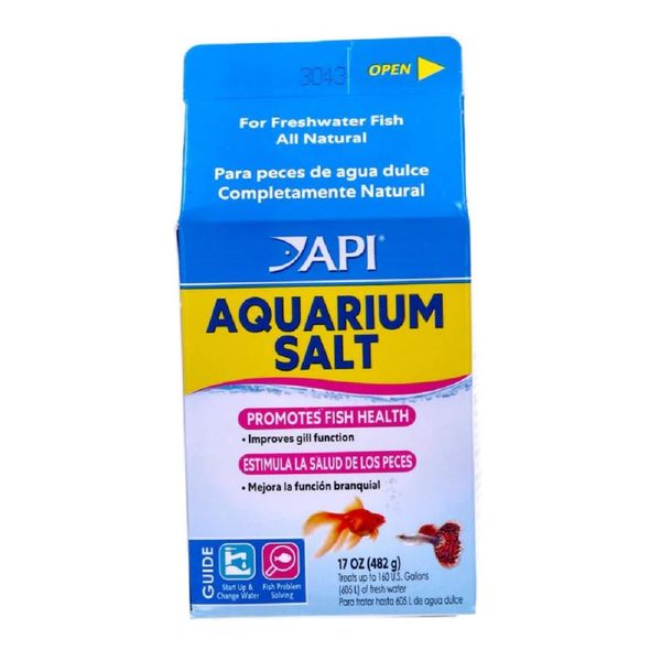 API AQUARIUM SALT Freshwater Aquarium Salt 17-Ounce Box