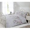 Rapport Home Duvet Cover Set, Polyester-Cotton, Grey, Single