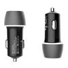PRO 33 Watt Car Kit Compatible with Nokia C110 Plus Data, Durable Quick Adaptive Fast Charging Dual USB-C/MicroUSB Long 4ft Cables