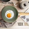 12Piece Kitchen Induction Cookware Set Granite Non Stick Pots and Pans Set w/Lid
