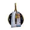 Core Kitchen 2.5 QT Nonstick Saucepan In Black & Gold 