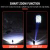 LED Flashlight High Powered Zoomable Aluminum Super Bright Rechargeable Torch