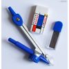 AH1207 Study Compass and Geometry Kit, 7-Piece in Handy Shatterproof Case