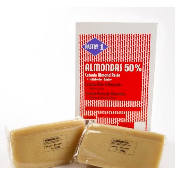 Almond Paste 50% - Baking (raw) - 1 block - 2.2 lbs