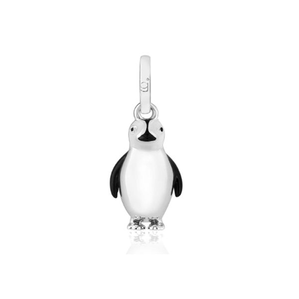 Gemma J Silver Penguin Charm - compatible with most popular charm bracelets