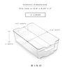 BINO | Stackable Storage Bins, X-Large - 2 Pack | THE STACKER COLLECTION | Clear