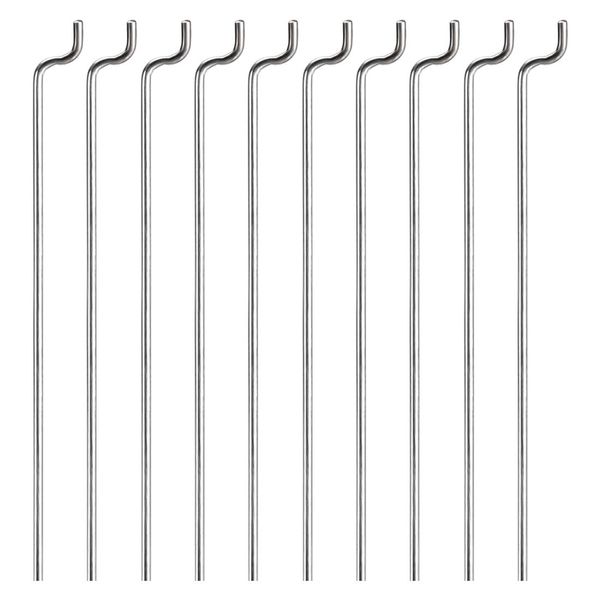 sourcing map 1mm x 180mm (7 Inch) Steel Z Pull/Push Rods Parts for RC Airplane Plane Boat Replacement (Pack of 10)