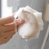 2 PCS Loofah Scrubber for Shower, Exfoliating Body Loofah Sponge Brushes Pouf Bath Mesh Brush,Shower Puff Bath Travel Loofah with Elastic Hand Strap Loofah Flower Ball