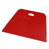 sourcing map Plastic Scraper Putty Spatula Spreader Smoothing Tool for Paint Wall Treatment Windshield 7.5" Red