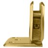 CRL P1N044SB Satin Brass Pinnacle 044 Series Wall Mount Offset Back Plate Hinge