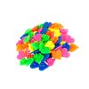Partuto 70pcs Bicycle Wheel Spoke Bead Heart Shaped Bead Clip Multicolor Replacement