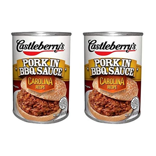 Castleberrys Pork in BBQ Sauce, Carolina Recipe 10.5 oz (Pack of 2)