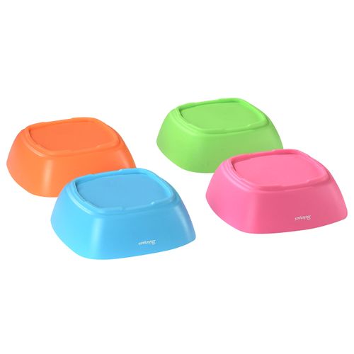 Bakerpan Silicone Bowls for Babies, Toddlers Bowls, Camping Bowls, Travel Bowls - Set of 4 (Multi)