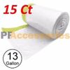 13 Gallon Commercial Kitchen Drawstring Trash Bag Garbage Bag Yard Clear